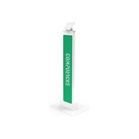 Compulocks Brandable VESA Floor Stand for Screens Up 140WLBPW