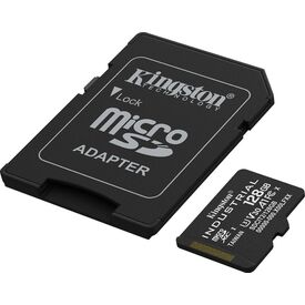 Kingston microSDXC Industrial C10 A1 pSLC Card+ SD SDCIT2128GB