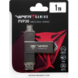 Patriot Viper PVP30 Duo Compact Portable SSD 1TB, PVP301TB28UDG