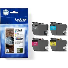Brother LC422VAL CMYK Ink Value Pack 4×550 Pages