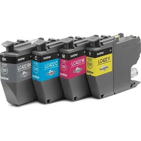 Brother LC422VAL CMYK Ink Value Pack 4×550 Pages