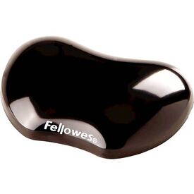 Fellowes Crystals Gel Flex Wrist Rest Black