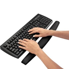 Fellowes Memory Foam Keyboard Wrist Rest Black