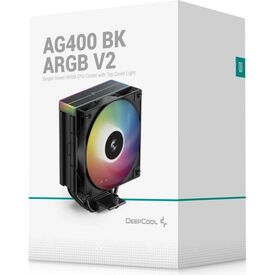 DeepCool AG400 BK ARGB V2 CPU Air Cooler Black