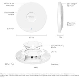 TP-Link EAP787 BE12000 Wi-Fi 7 Ceiling AP