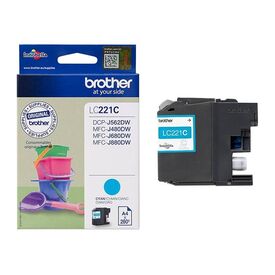 Brother LC221C Cyan Ink Cartridge