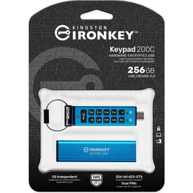 Kingston IronKey Keypad 200C 256GB USB-C