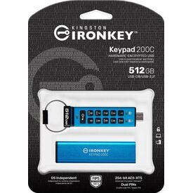 Kingston IronKey Keypad 200C 512GB USB-C