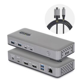 StarTech USB-C Dock 2x DP 100W PD 1GbE