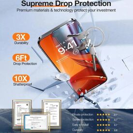 TORRAS Privacy Glass iPhone 16 Pro