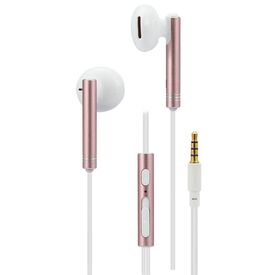 2GO In-Ear Stereo Headset Deluxe 3.5mm Rose Gold