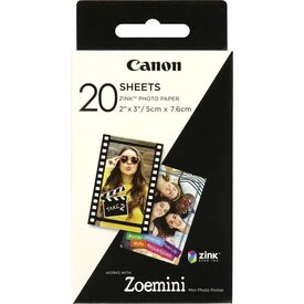 Canon ZINK ZP-2030 20 Sheets 2x3 Photo Paper