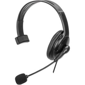 Manhattan Mono USB Headset Over-Ear USB-A Black