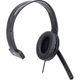 Manhattan Mono USB Headset Over-Ear USB-A Black