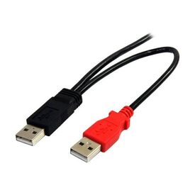StarTech 1.8m USB 2.0 Y Cable Mini-USB-B Black
