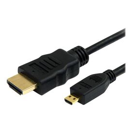 StarTech 1m Micro HDMI to HDMI Cable Black
