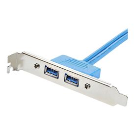 StarTech 2-Port USB 3.0 Slot Plate Adapter 50cm