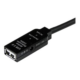 StarTech 25m USB 2.0 Active Extension Cable | USB-A M/F | Black