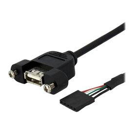StarTech Panel Mount USB Cable 30cm USB-A