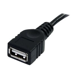 StarTech USB 2.0 Extension Cable 1.8m Black