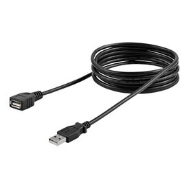 StarTech USB 2.0 Extension Cable 1.8m Black