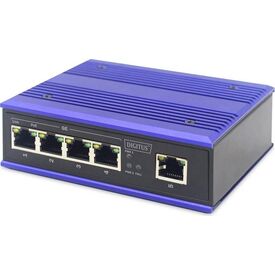 DIGITUS DN-651120 Industrial 4-Port Gigabit PoE Switch