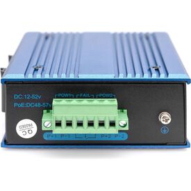DIGITUS DN-651131 Industrial PoE+ Switch 4-Port Fast Ethernet 1x SFP