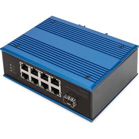 DIGITUS DN-651133 8-Port Industrial Fast Ethernet PoE Switch