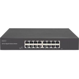 DIGITUS DN-80112-2 16-Port Gigabit Switch, Unmanaged, 19"