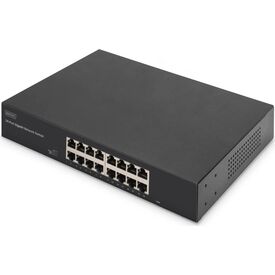 DIGITUS DN-80112-2 16-Port Gigabit Switch, Unmanaged, 19"