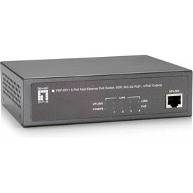 LevelOne FEP-0511 5-Port Fast Ethernet PoE+ Switch