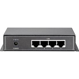 LevelOne GEP-0521 4-Port Gigabit Unmanaged PoE+ Switch