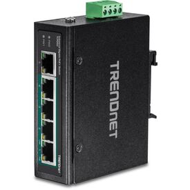 TRENDnet TI-PG50 V2 5-Port Industrial Gigabit PoE+ Switch