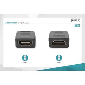 Assmann/Digitus HDMI ADAPTER. TYPE A (AK-330500-000-S)