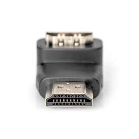 DIGITUS HDMI Adapter 90° Angled, HDMI Female to Male, Black