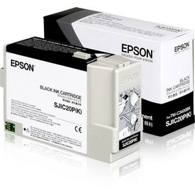 Epson SJIC20P(K) Black original ink cartridge for TM C33S020490