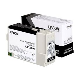 Epson SJIC20P(K) Black original ink cartridge for TM C33S020490