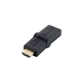 Equip HDMI Adapter 45° Rotating Connector Black