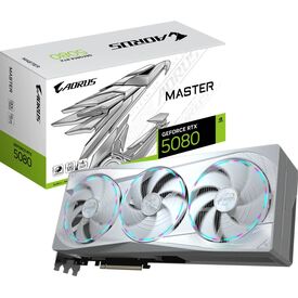 GIGABYTE AORUS RTX 5080 MASTER ICE 16GB GDDR7 White 2805MHz