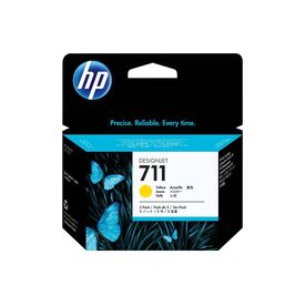 HP 711 3pack 29 ml yellow original DesignJet ink CZ136A