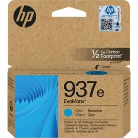 HP 937e EvoMore Cyan original ink cartridge for 4S6W6NECE1