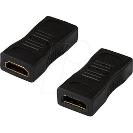 LogiLink AH0006 HDMI Coupler Female to Female Black