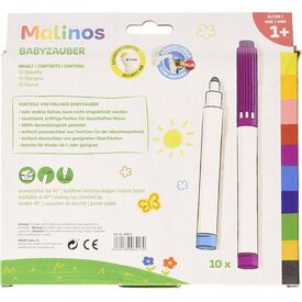 Malinos BabyZauber Felt-tip Pens 10-Pack Washable
