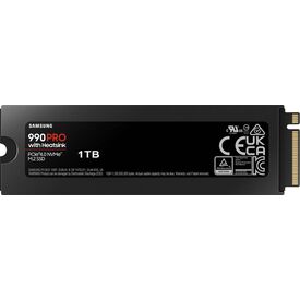Samsung 990 PRO 1TB M.2 2280 PCIe 4.0 NVMe SSD Heatsink