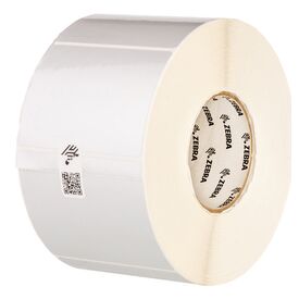 Zebra Z-Ultimate 3000T / Polyester / glossy / permanent acrylic adhesive / white / 76.2 x 76.2 mm 12000 label(s) (12 roll(s) x 1000) labels | 87443