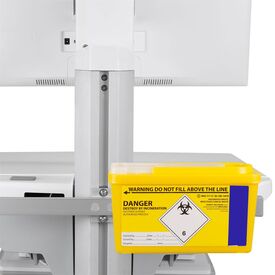 Ergotron StyleView SV Accessory DIN Rail - Mounting component (bracket, DIN rail) - aluminium - cart mountable | 98-420