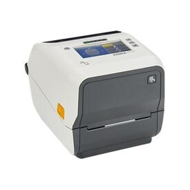 Zebra ZD621t-HC - Label printer - thermal transfer - Roll (11.8 cm) - 300 dpi - up to 152 mm/sec - USB 2.0, LAN, serial, USB host - white | ZD6AH43-30EF00EZ