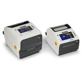 Zebra ZD621t-HC - Label printer - thermal transfer - Roll (11.8 cm) - 300 dpi - up to 152 mm/sec - USB 2.0, LAN, serial, USB host - white | ZD6AH43-30EF00EZ