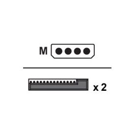 SUPERMICRO Y POWER CABLE SATA 30CM (CBL-0289L)