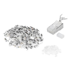 DIGITUS Modular Plug for Round Cable, CAT 6A, shielded / 100 pieces / IEC | AK-219604-100